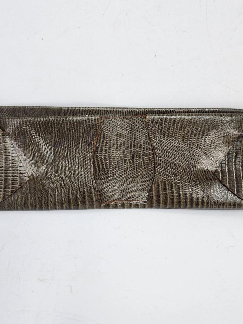 Antique Vintage Handmade Genuine Leather Belt Wallet
